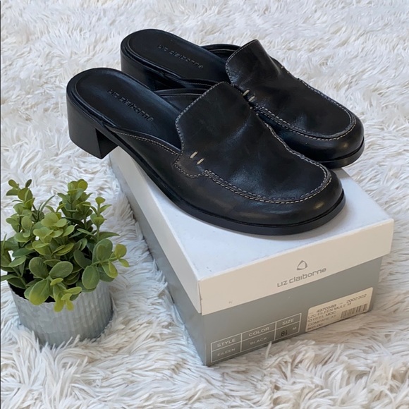 Liz Claiborne Mule 💗 Black - Picture 3 of 16